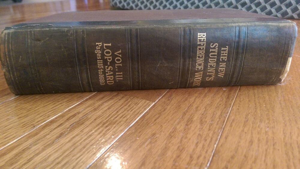 The New Student's Reference Work Vol. III LOP-SARD - Pages 1115 to 1680